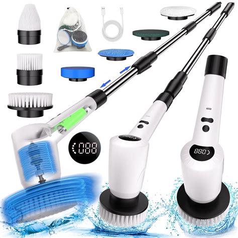 Kolagan Electric Spin Scrubber，Upgrade Electric Spin Cordless Tub and ...