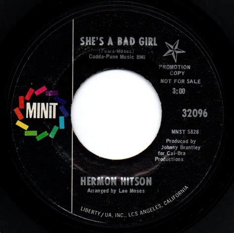 Yahoo!オークション - Hermon Hitson / She’s A Bad Girl Show Some S...