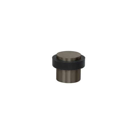 Satin Graphite Floor Mount Door Stop 40mm (207) | Miles Nelson