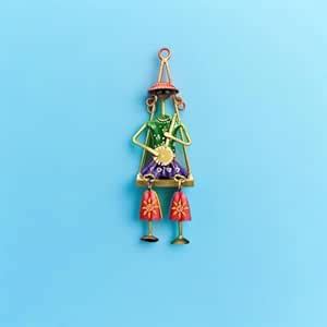 DIGGY ARTS Rajasthani Musician Metal Showpiece For Home Decor, Office ...