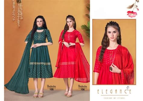 Beauty Queen New Madeeha Ethnic Wear Kurti With Dupatta