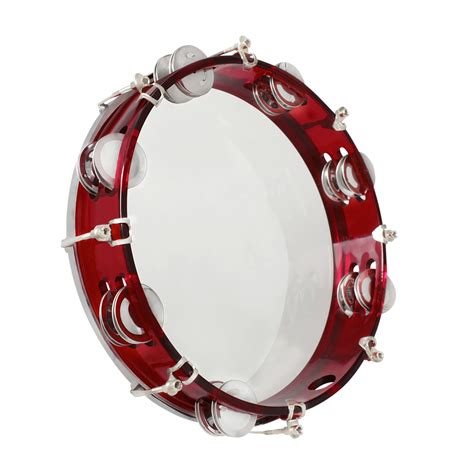 10 Inch Handheld Tambourine Double Row Tambourine Drum Set Percussion ...
