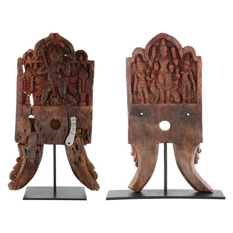 Wooden Kavadi Fitted with Karthikeya Idumban Panel (Pair) – RANI ARTS ...