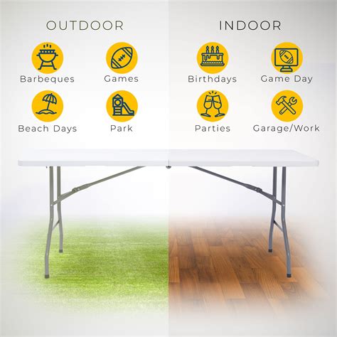 Griffith Commercial Fold-In-Half Table | Sofamania.com