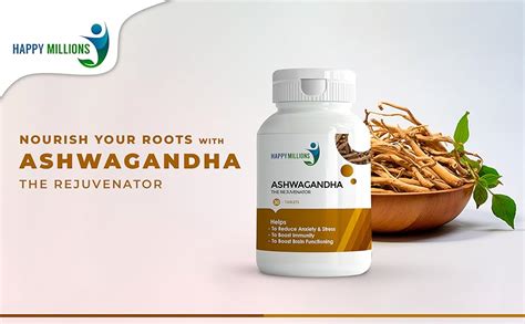 Buy Happy Millions Ayurvedic Arjuna and Ashwagandha | Combo Pack | 30 ...