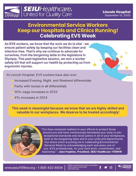Environmental Service Workers Keep our Hospitals and Clinics Running ...