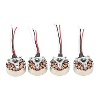 RC Airplane Motor, 4PCS 1503 Airplane Brushless Motor 7.4V RC Electric ...