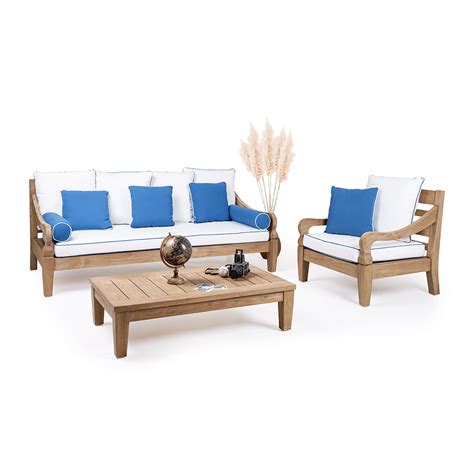 Garden Armchair in Natural Teak
