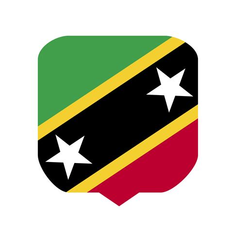 Saint Kitts and Nevis flag country 16392343 PNG