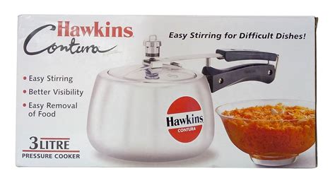 Buy Hawkins Contura Pressure Cooker, 3 Litre, Silver (HC30) Online at ...