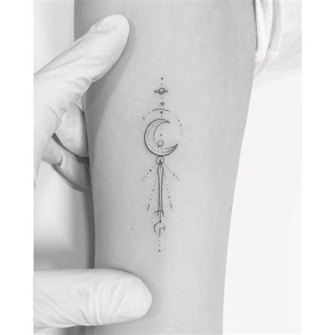 Sailor Moon Wand Tattoo