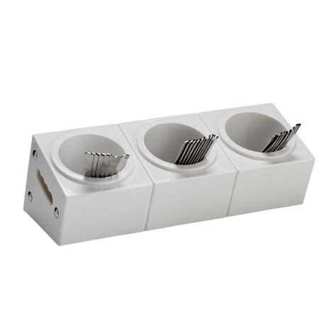 Zicco ZCP-390 Polycarbonate Cutlery Stand, 3 Compartment, 48x18x18 cm ...