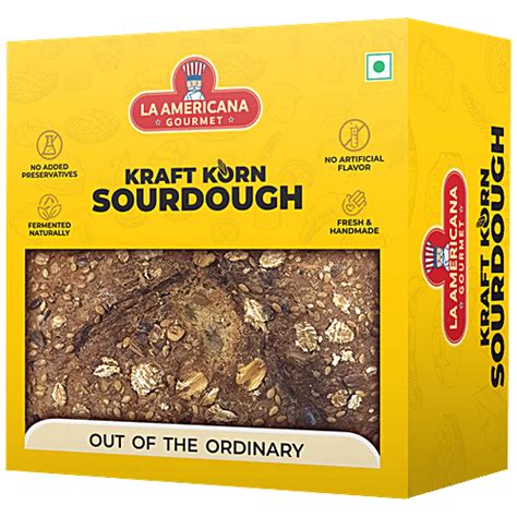 Buy LA Americana Kraft Korn Sourdough - Fresh & Handmade, No ...
