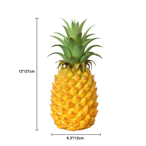Buy Windfall Realistic Pineapple, Artificial Fruits Fake Pineapple for ...