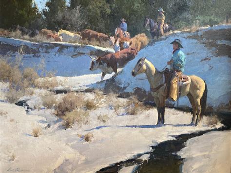 Bill Anton - "The Spring Thaw" - #2754 | Texas Art | Vintage Texas Paintings