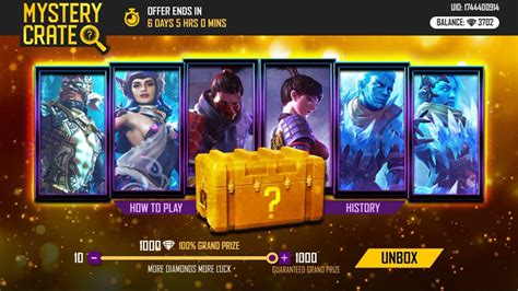 Guide On How To Play Free Fire Mystery Crate Event And Get Rare Bundles