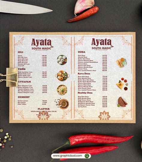 Menu Card Design 的图像结果