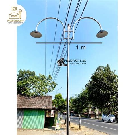 Jual Tiang Lampu Jalan Stainless Steel 2 Cabang - Kab. Wonogiri ...