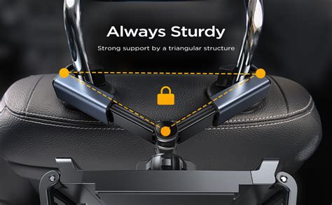 HOMENITY® - Car Headrest Mobile Tablet Holder Stand for All Mobiles ...