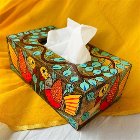 Wood Tissue Box – Alokya
