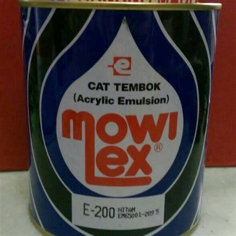 Jual CAT TEMBOK MOWILEX HITAM 1 KG E 200 / 1 LITER - Jakarta Barat ...