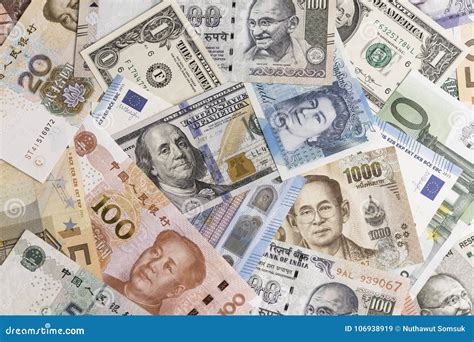 International Banknotes from World Major Countries Using As Fore Editorial Stock Image - Image ...