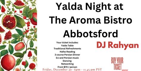 Yalda Night 2024, The Aroma Bistro, Abbotsford, 20 December 2024 ...
