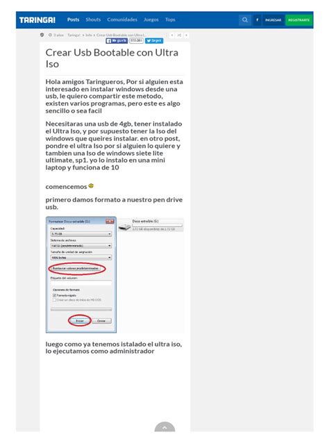 Image result for Crear USB Booteable Con Ultra ISO