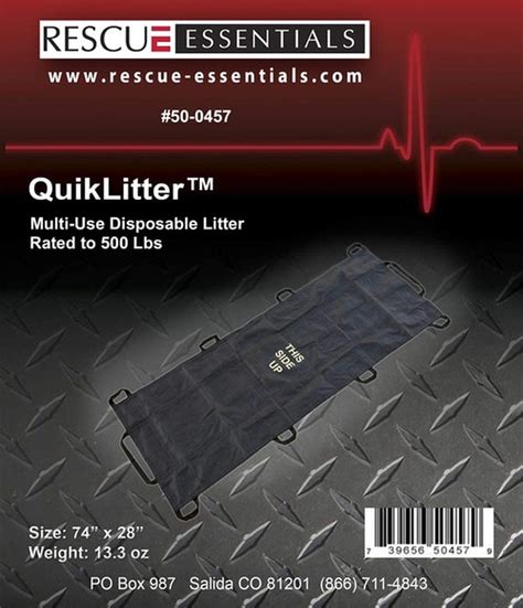 Buy The Original Rescue Essentials Quiklitter Casualty Evacuation ...