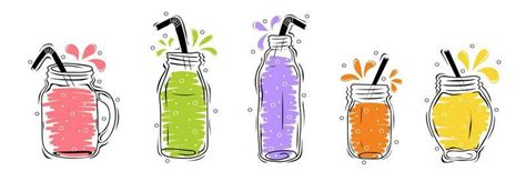 Report suggests sugary drinks and anxiety link Vector Art Vector Art