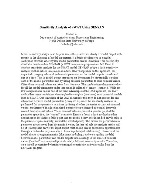 Image result for Sensitivity Analysis Problem