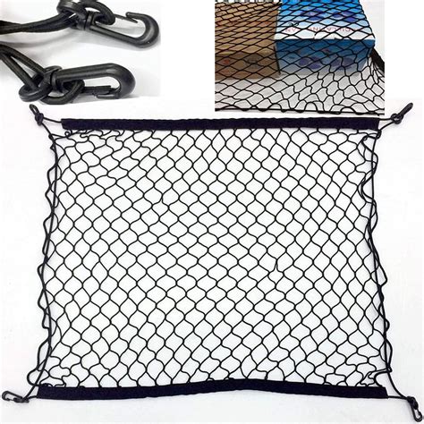 Goodern Truck Cargo Net,120CM x 90CM Heavy Duty Truck Bed Cargo Bungee Net Cargo Carrier Net ...