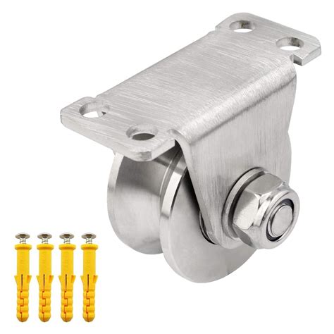 BNYZWOT 1 Piece Stainless Steel Pulley Block Single Wheel Swivel ...