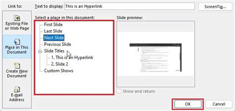 Automatically Open Hyperlink in PowerPoint 的图像结果