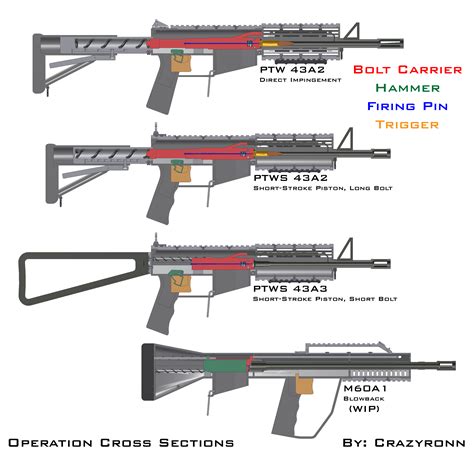 Crossed M16 Silhouette