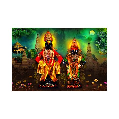 Dharvika Innovations Vitthal Rukmini Poster Big Size | Vitthal Rukmini ...