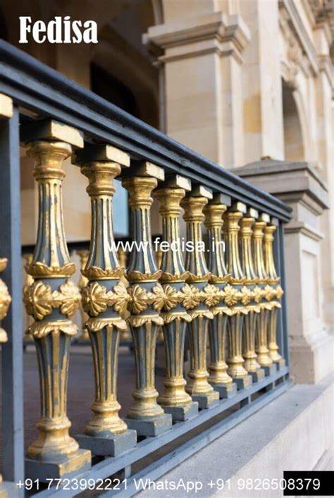 Royal Brass Railing Design For Grand Staircases Design Steel Grill - Fedisa