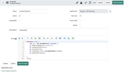Image result for ServiceNow Background Script Count