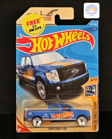 50th Anniversary Hot Wheels 2009 Ford F-150 (2018 Card) - Buy At Kinder ...