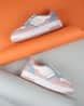 Buy Pink Sneakers for Women by Mochi Online | Ajio.com