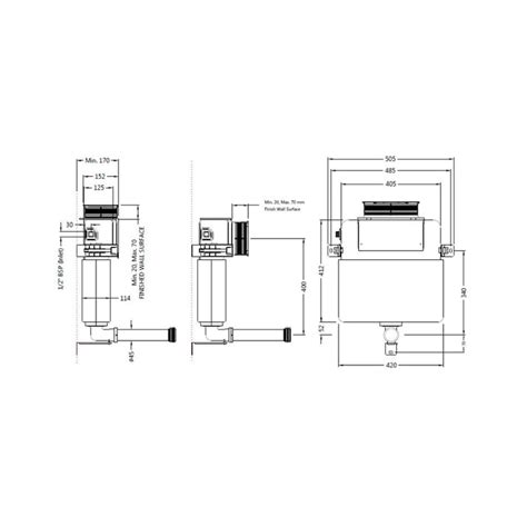 Jaquar Concealed Wall Mounted Cistern Without Frame JCS-WHT-2431 ...