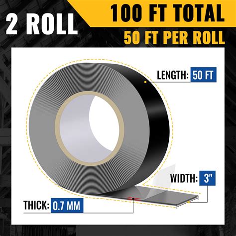 VIVIDA Butyl Joist Tape for Decking 3 × 50' (2 India | Ubuy