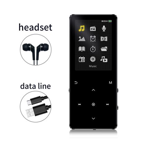 MP3 Player with Bluetooth, Tengsen MP3 Player, Music Player with FM ...