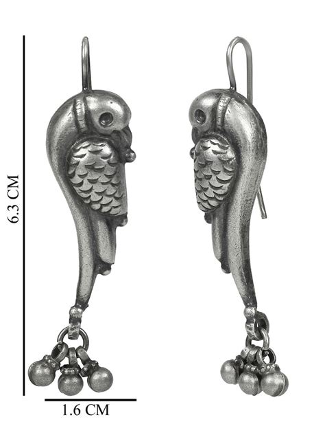925 Sterling Silver Peacock earring – Joharcart