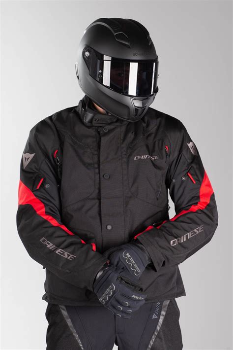 Buy Dainese TEMPEST 2 D-DRY Jacket Black/Black/Red from £189.64 (Today ...