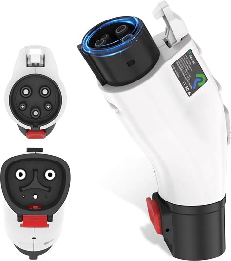 Amazon.com: Hansshow Tesla to J1772 Charging Adapter, Max 80 Amp & 250V, Tesla to J1772 Adapter ...