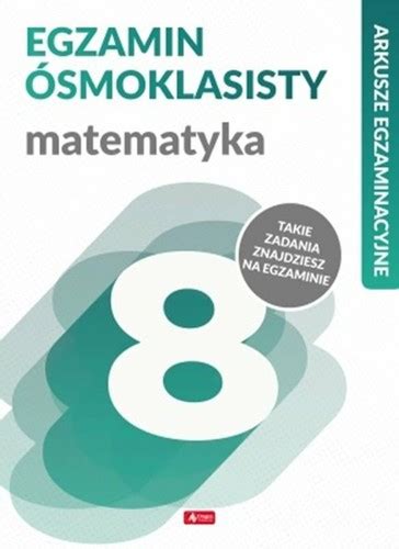 Matematyka. Egzamin ósmoklasisty (osmoklasisty) India | Ubuy