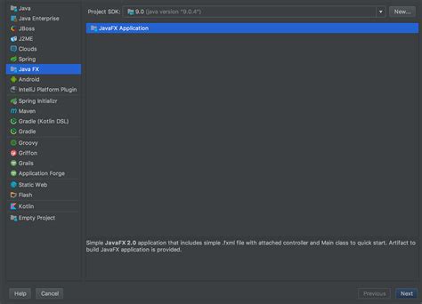 Image result for JavaFX IntelliJ
