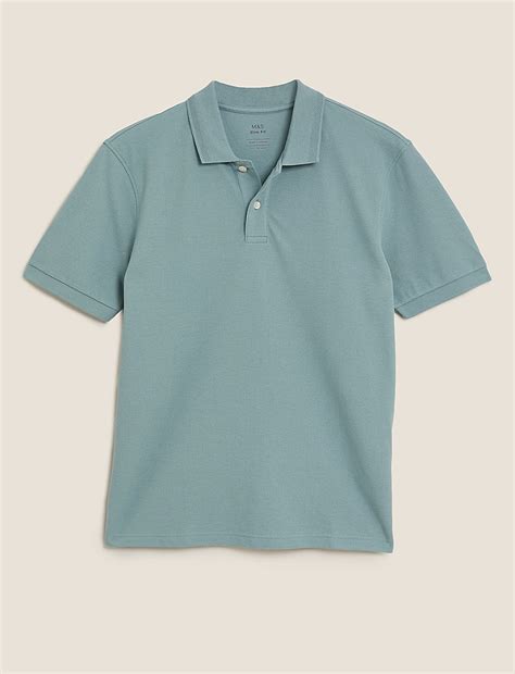 Buy Slim Fit Pure Cotton Polo Shirt at Marks & Spencer