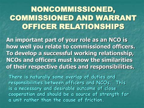 PPT - Duties, Responsibilities and Authority of a NCO PowerPoint ...